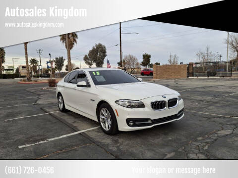 2015 BMW 5 Series for sale at Autosales Kingdom in Lancaster CA