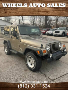 2004 Jeep Wrangler for sale at Wheels Auto Sales in Bloomington IN