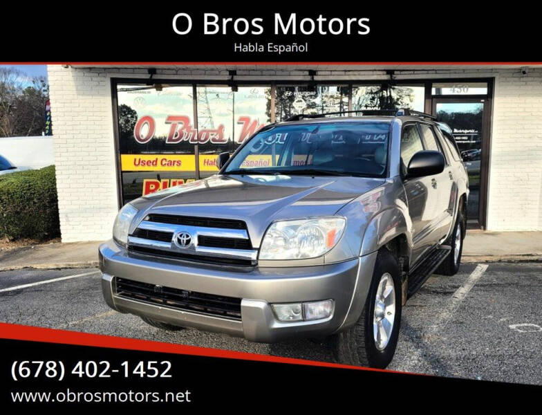 2005 Toyota 4Runner for sale at O Bros Motors in Marietta GA