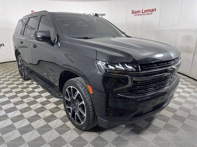 Used 2021 Chevrolet Tahoe RST with VIN 1GNSKRKT5MR473240 for sale in Bloomington, IL