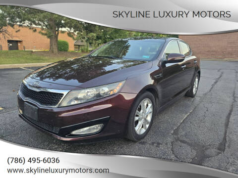 2012 Kia Optima for sale at Skyline Luxury Motors in Buffalo Grove IL