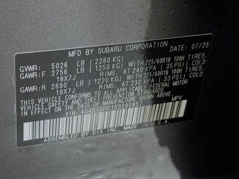 2025 Subaru Outback Touring XT