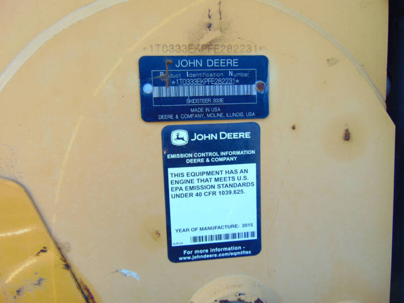 2015 John Deere 333E