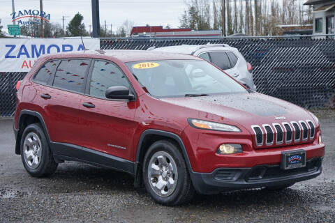 2015 Jeep Cherokee for sale at ZAMORA AUTO LLC in Salem OR