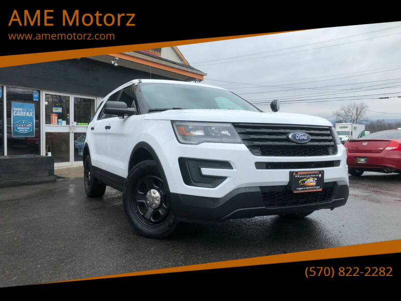 2017 Ford Explorer for sale at AME Motorz in Wilkes Barre PA