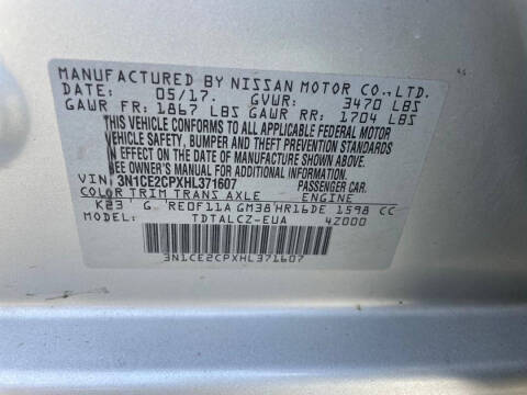 2017 Nissan Versa Note S Plus