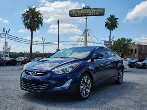 2014 Hyundai Elantra for sale at A MOTORS SALES AND FINANCE in San Antonio TX