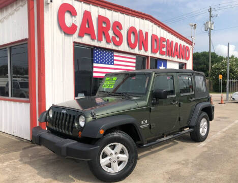 Jeep Wrangler Unlimited For Sale in Pasadena, TX - Cars On Demand