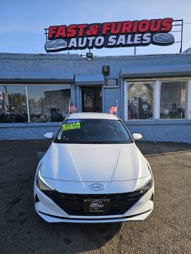 2021 Hyundai Elantra for sale at FAST AND FURIOUS AUTO SALES in Newark NJ