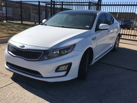 2014 Kia Optima Hybrid for sale at TETCO AUTO SALES  / TETCO FUNDING in Dallas TX