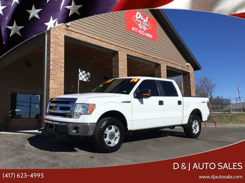 2014 Ford F-150 for sale at D & J AUTO SALES in Joplin MO