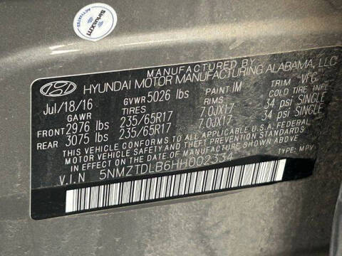 2017 Hyundai Santa Fe Sport 2.4L