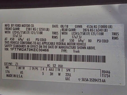 2019 Ford F-250 Super Duty