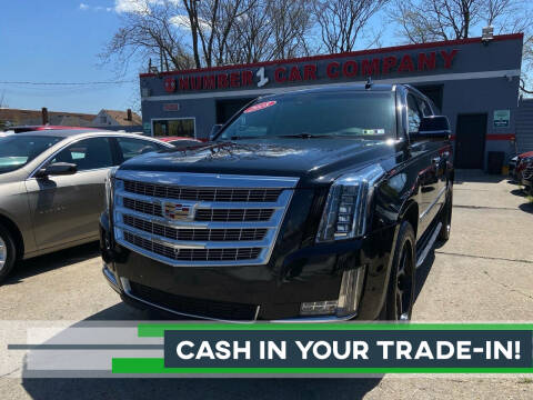 2018 Cadillac Escalade ESV for sale at NUMBER 1 CAR COMPANY in Detroit MI