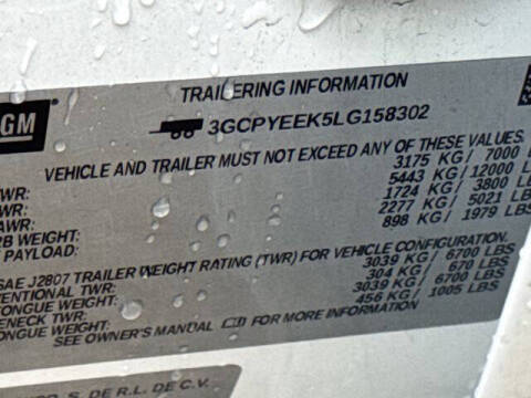 2020 Chevrolet Silverado 1500