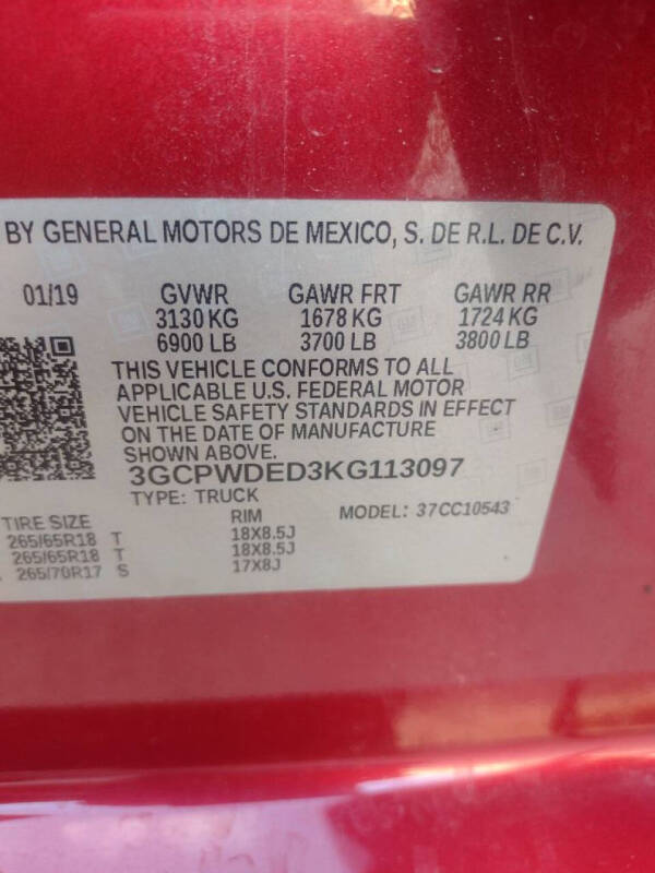 2019 Chevrolet Silverado 1500