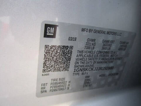 2018 Chevrolet Tahoe Premier