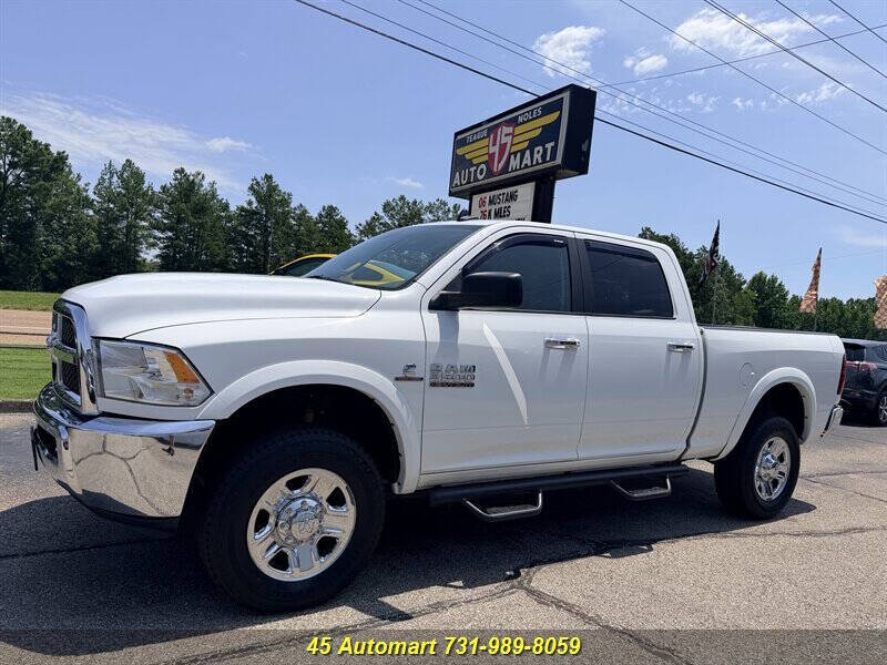 White 2017 Ram 2500 SLT 4x4 SLT 4dr Crew Cab 6.3 ft. SB Pickup 2