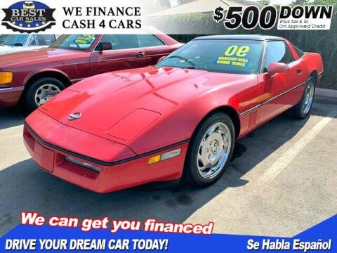 1990 Chevrolet Corvette for sale at Best Car Sales in South Gate CA