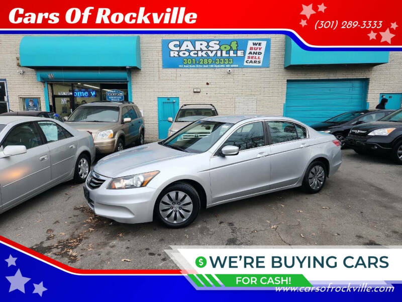 2011 Honda Accord for sale at Cars Of Rockville in Rockville MD