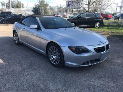 2005 BMW 6 Series for sale at Texas Luxury Auto in Houston TX