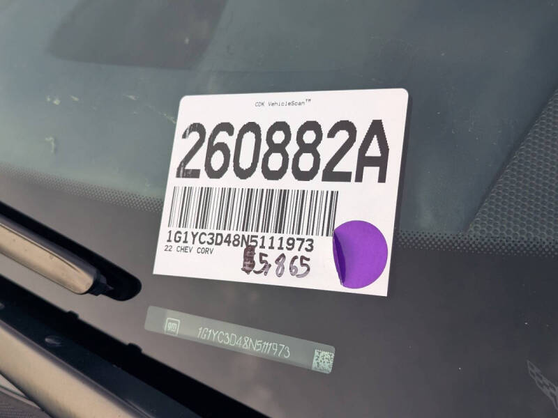 2022 Chevrolet Corvette Stingray