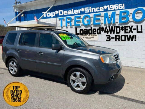 2013 Honda Pilot for sale at TREGEMBO MOTORS in Bentleyville PA