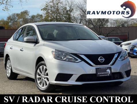 2019 Nissan Sentra for sale at RAVMOTORS- Burnsville in Burnsville MN