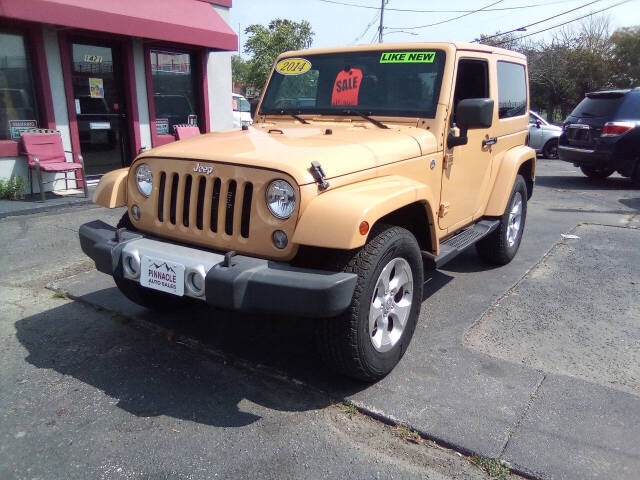 2014 Jeep Wrangler for sale at Pinnacle Auto Sales in New Bedford, MA