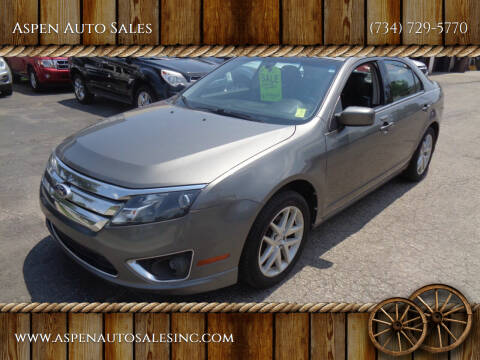 2010 Ford Fusion for sale at Aspen Auto Sales in Wayne MI