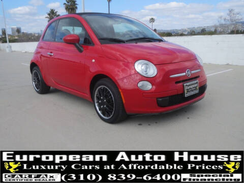 2012 FIAT 500c for sale at European Auto House in Los Angeles CA