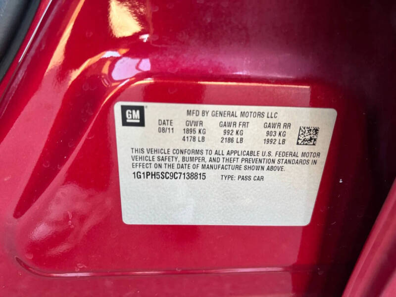 2012 Chevrolet Cruze LTZ