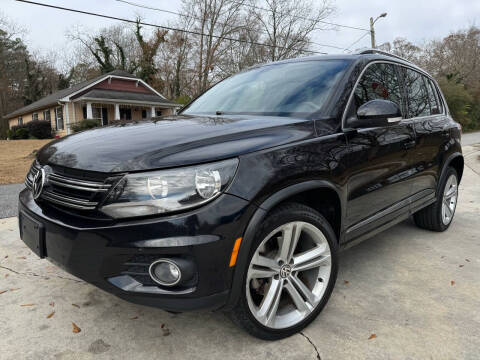 2016 Volkswagen Tiguan for sale at Cobb Luxury Cars in Marietta GA