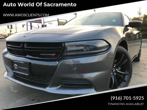 2018 Dodge Charger for sale at Auto World of Sacramento Elder Creek in Sacramento CA