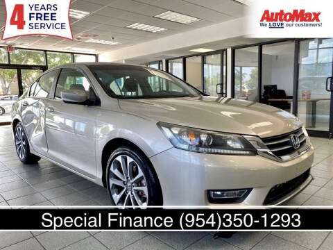 2013 Honda Accord for sale at Auto Max in Hollywood FL