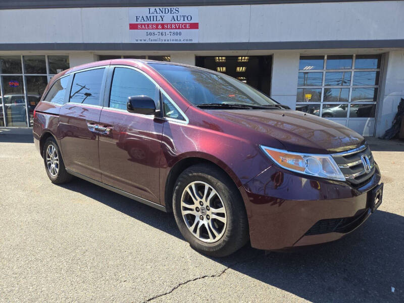 2012 Honda Odyssey for sale at Landes Family Auto Sales in Attleboro MA