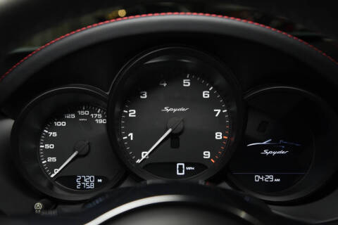 2016 Porsche Boxster Spyder