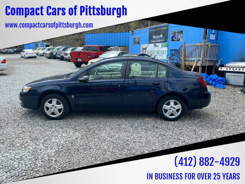 2007 Saturn Ion for sale at Compact Cars of Pittsburgh in Pittsburgh PA