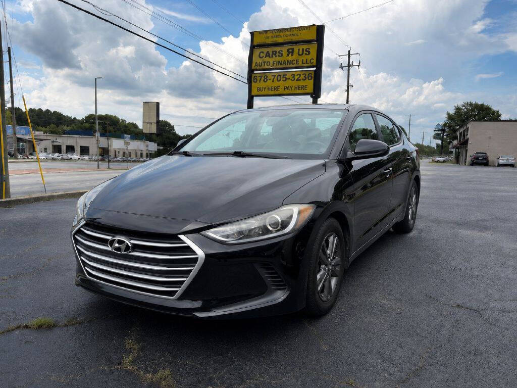 Black 2018 Hyundai Elantra SEL FWD Sedan Front-Wheel Drive 6-Speed Automatic