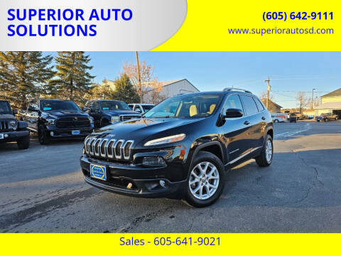 2018 Jeep Cherokee for sale at SUPERIOR AUTO SOLUTIONS in Spearfish SD