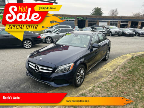 2016 Mercedes-Benz C-Class for sale at Beck's Auto in Chesterfield VA