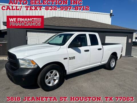 2014 RAM 1500 for sale at Auto Selection Inc. in Houston TX