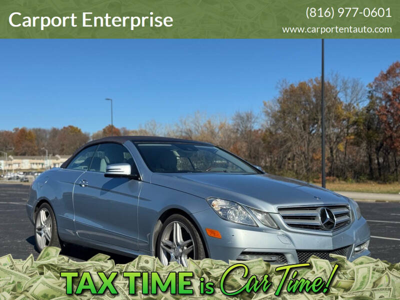 2013 Mercedes-Benz E-Class for sale at Carport Enterprise - 6336 State Ave in Kansas City KS