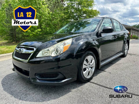 2013 Subaru Legacy for sale at LA 12 Motors in Durham NC