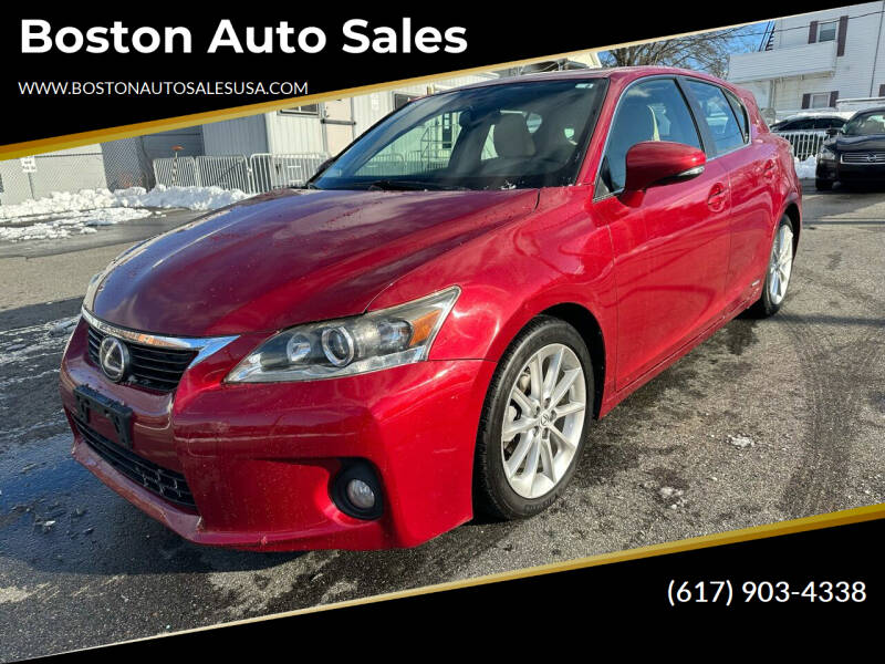2012 Lexus CT 200h for sale at Boston Auto Sales in Brighton MA