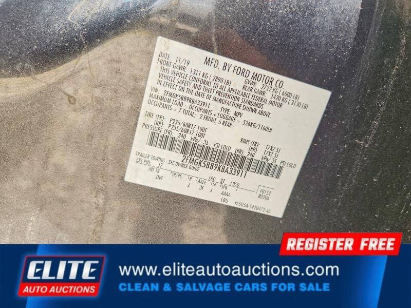 GREEN 2019 Ford Flex SE SE 4dr Crossover 24