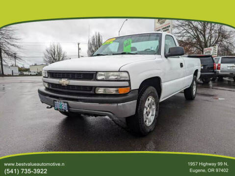 2001 Chevrolet Silverado 1500 for sale at Best Value Automotive in Eugene OR