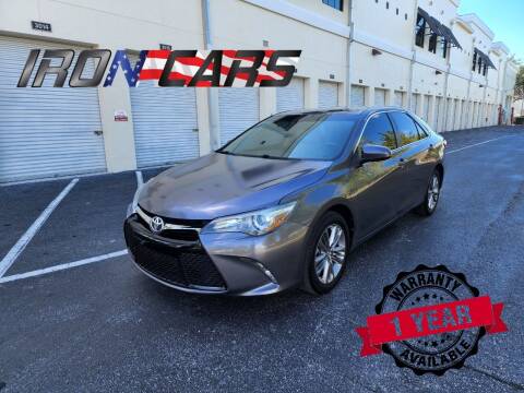 2016 Toyota Camry for sale at IRON CARS in Hollywood FL