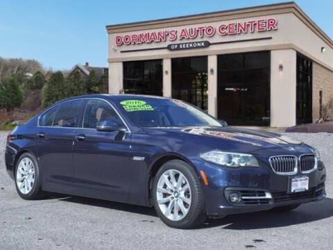 2016 BMW 5 Series for sale at DORMANS AUTO CENTER OF SEEKONK in Seekonk MA