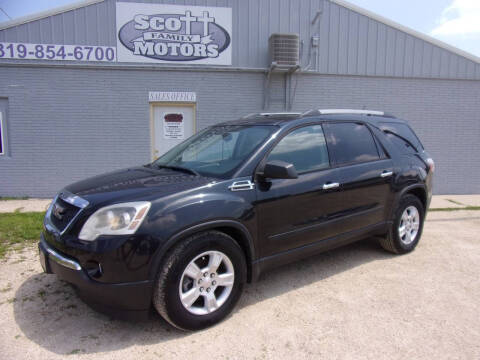 2010 GMC Acadia for sale at SCOTT FAMILY MOTORS in Springville IA